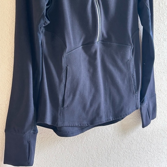 Black Half-Zip Activewear Pullover Athletic Women’s M - Picture 5 of 7